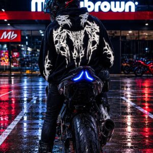 V9 Hoodie - Reflective Streetwear Riding Edition